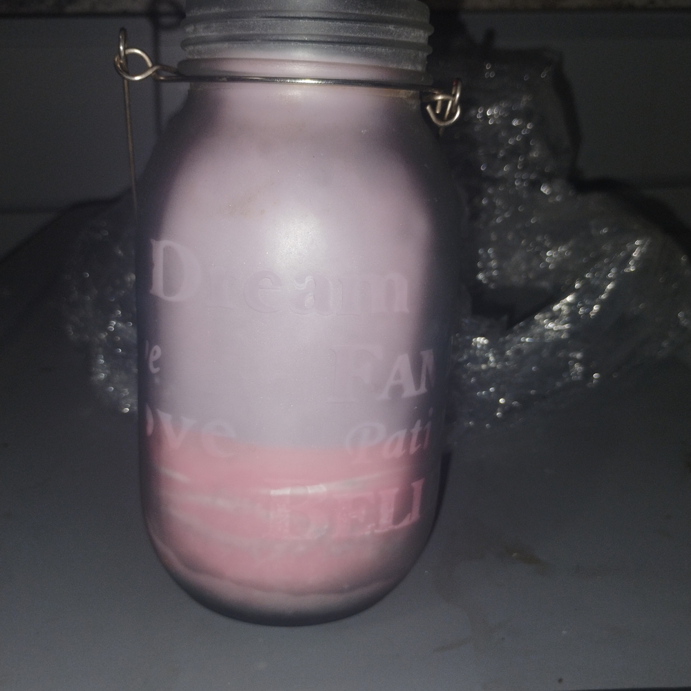 Scentsy Frosted Pink Candle Holder